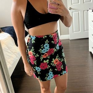 Floral Pencil Skirt